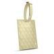 Porte étiquette bagage - Beige - Couture ( Nappa - Pantone 7502C ) 