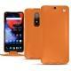 Housse cuir OnePlus 6 - Orange ( Nappa - Pantone 1495U ) 