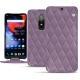 Custodia in pelle OnePlus 6 - Lilas - Couture ( Nappa - Pantone 2645U ) 