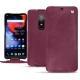 Funda de piel OnePlus 6 - Prune vintage ( Pantone 512C ) 