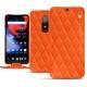 Funda de piel OnePlus 6 - Orange fluo - Couture