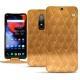 Housse cuir OnePlus 6 - Or Maïa - Couture