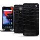 Lederschutzhülle OnePlus 6 - Crocodile nero