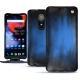 OnePlus 6 leather case - Bleu Patine