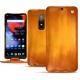 レザーケース OnePlus 6 - Orange Patine