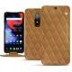 Capa em pele OnePlus 6 - Castan esparciate - Couture