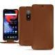 Housse cuir OnePlus 6 - Marron PU