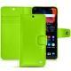 OnePlus 6 leather case - Vert fluo