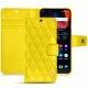 Custodia in pelle OnePlus 6 - Jaune fluo - Couture