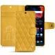 Capa em pele OnePlus 6 - Jaune soulèu - Couture