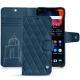 OnePlus 6 leather case - Blu mediterran - Couture