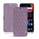 Capa em pele OnePlus 6 - Lilas - Couture ( Nappa - Pantone 2645U ) 
