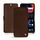 OnePlus 6 leather case - Châtaigne ( Pantone 476C ) 