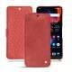 Housse cuir OnePlus 6 - Cerise vintage ( Pantone 185C ) 