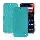 Housse cuir OnePlus 6 - Bleu fluo