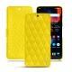 Capa em pele OnePlus 6 - Jaune fluo - Couture