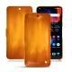 Lederschutzhülle OnePlus 6 - Orange Patine