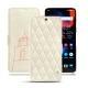 Custodia in pelle OnePlus 6 - Blanc escumo - Couture