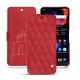 Housse cuir OnePlus 6 - Rouge troupelenc - Couture