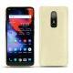 Custodia in pelle OnePlus 6 - Ivoire ( Sleek P C12 - White ) 