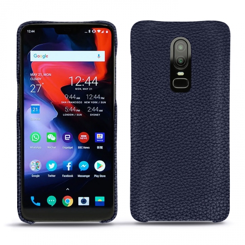 Custodia in pelle OnePlus 6Cobalt ( Pantone #2b253f ) 
