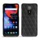 Capa em pele OnePlus 6 - Noir - Couture ( Nappa - Black ) 