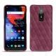 OnePlus 6 leather cover - Prune vintage - Couture