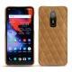 Coque cuir OnePlus 6 - Castan esparciate - Couture