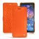 Housse cuir Nokia 7 Plus - Orange fluo
