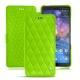 Housse cuir Nokia 7 Plus - Vert fluo - Couture