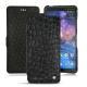 Nokia 7 Plus leather case - Autruche nero