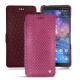 Nokia 7 Plus leather case - Serpent ciclamino