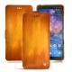Nokia 7 Plus leather case - Orange Patine