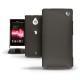硬质真皮保护套 Sony Xperia Sola  - Noir ( Nappa - Black ) 