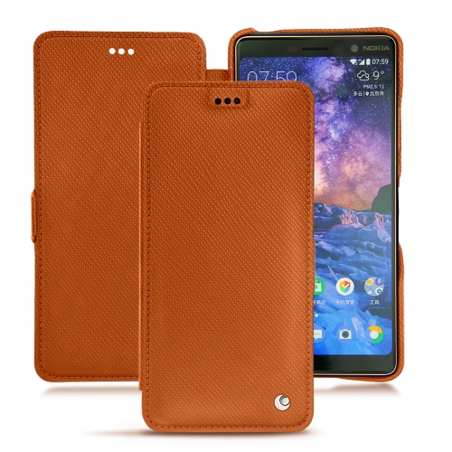 Protégez votre Nokia 7 Plus avec des coques haut de gammeOrange vibrant ( Pantone #e36b39 ) 
