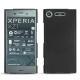 Sony Xperia XZ1 leather cover - Noir ( Nappa - Black ) 