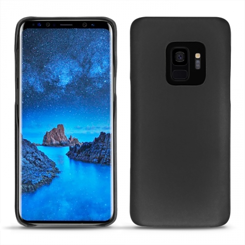 Samsung Galaxy S9 leather cover - Noir ( Nappa - Black ) 