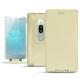 Housse cuir Sony Xperia XZ2 Premium - Beige ( Nappa - Pantone 7502C ) 