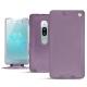 Lederschutzhülle Sony Xperia XZ2 Premium - Lilas ( Nappa - Pantone 2645U ) 