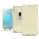 Housse cuir Sony Xperia XZ2 Premium - Ivoire ( Sleek P C12 - White ) 