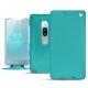 Custodia in pelle Sony Xperia XZ2 Premium - Bleu fluo