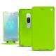 Sony Xperia XZ2 Premium leather case - Vert fluo