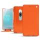 Lederschutzhülle Sony Xperia XZ2 Premium - Orange fluo