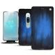Sony Xperia XZ2 Premium leather case - Bleu Patine