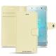 Housse cuir Sony Xperia XZ2 Premium - Beige ( Nappa - Pantone 7502C ) 