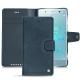 Sony Xperia XZ2 Premium leather case - Jean vintage ( Roughtcut - Pantone 285U  ) 