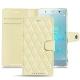 Custodia in pelle Sony Xperia XZ2 Premium - Beige - Couture ( Nappa - Pantone 7502C ) 
