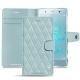 Sony Xperia XZ2 Premium leather case - Bleu ciel - Couture ( Nappa - Pantone 277C ) 