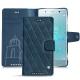 Funda de piel Sony Xperia XZ2 Premium - Blu mediterran - Couture