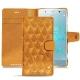 Sony Xperia XZ2 Premium leather case - Or Maïa - Couture